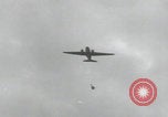 Image of C-47 airdrops supplies Newbury Berkshire England, 1944, second 28 stock footage video 65675080713