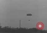 Image of C-47 airdrops supplies Newbury Berkshire England, 1944, second 48 stock footage video 65675080713