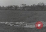 Image of C-47 airdrops supplies Newbury Berkshire England, 1944, second 55 stock footage video 65675080713