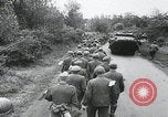 Image of German prisoners marching Saint Mere Eglise France, 1944, second 10 stock footage video 65675080722