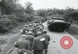 Image of German prisoners marching Saint Mere Eglise France, 1944, second 11 stock footage video 65675080722
