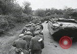 Image of German prisoners marching Saint Mere Eglise France, 1944, second 12 stock footage video 65675080722