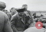 Image of German prisoners marching Saint Mere Eglise France, 1944, second 38 stock footage video 65675080722