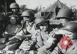 Image of Asian soldiers in German uniforms Saint Mere Eglise France, 1944, second 42 stock footage video 65675080723