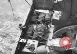 Image of German prisoners carry wounded Saint Mere Eglise France, 1944, second 45 stock footage video 65675080724