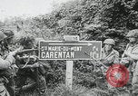 Image of US artillery firing Normandy France, 1944, second 25 stock footage video 65675080726