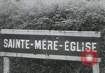 Image of Sainte Mere Eglise liberation Saint Mere Eglise France, 1944, second 48 stock footage video 65675080727