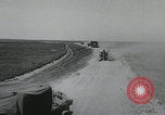 Image of pontoon bridge crossing France, 1944, second 3 stock footage video 65675080731
