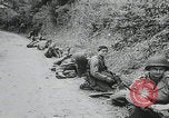 Image of pontoon bridge crossing France, 1944, second 25 stock footage video 65675080731