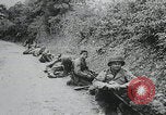 Image of pontoon bridge crossing France, 1944, second 26 stock footage video 65675080731