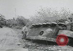 Image of pontoon bridge crossing France, 1944, second 29 stock footage video 65675080731