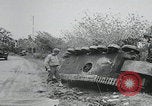 Image of pontoon bridge crossing France, 1944, second 31 stock footage video 65675080731