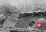 Image of pontoon bridge crossing France, 1944, second 36 stock footage video 65675080731