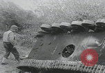 Image of pontoon bridge crossing France, 1944, second 37 stock footage video 65675080731
