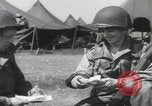 Image of US soldiers receive Francs United Kingdom, 1944, second 6 stock footage video 65675080735