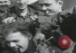 Image of soldier getting haircut United Kingdom, 1944, second 23 stock footage video 65675080737