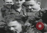 Image of soldier getting haircut United Kingdom, 1944, second 24 stock footage video 65675080737