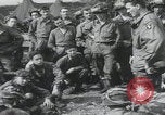 Image of soldier getting haircut United Kingdom, 1944, second 45 stock footage video 65675080737