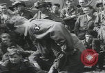 Image of soldier getting haircut United Kingdom, 1944, second 56 stock footage video 65675080737