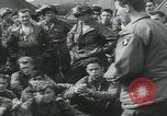 Image of soldier getting haircut United Kingdom, 1944, second 59 stock footage video 65675080737