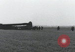 Image of gliders landing Holland Netherlands, 1944, second 38 stock footage video 65675080746