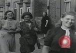 Image of Dutch greet US soldiers Holland Netherlands, 1944, second 2 stock footage video 65675080747