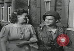 Image of Dutch greet US soldiers Holland Netherlands, 1944, second 4 stock footage video 65675080747