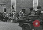 Image of Dutch greet US soldiers Holland Netherlands, 1944, second 12 stock footage video 65675080747