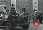 Image of Dutch greet US soldiers Holland Netherlands, 1944, second 14 stock footage video 65675080747