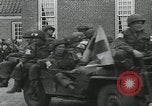 Image of Dutch greet US soldiers Holland Netherlands, 1944, second 15 stock footage video 65675080747