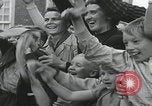 Image of Dutch greet US soldiers Holland Netherlands, 1944, second 20 stock footage video 65675080747