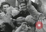 Image of Dutch greet US soldiers Holland Netherlands, 1944, second 23 stock footage video 65675080747