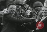 Image of Dutch greet US soldiers Holland Netherlands, 1944, second 24 stock footage video 65675080747