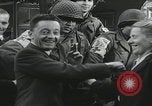Image of Dutch greet US soldiers Holland Netherlands, 1944, second 25 stock footage video 65675080747