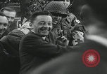 Image of Dutch greet US soldiers Holland Netherlands, 1944, second 27 stock footage video 65675080747