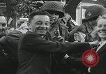 Image of Dutch greet US soldiers Holland Netherlands, 1944, second 28 stock footage video 65675080747