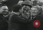 Image of Dutch greet US soldiers Holland Netherlands, 1944, second 29 stock footage video 65675080747