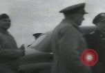 Image of General Brereton meets paratroopers England United Kingdom, 1944, second 21 stock footage video 65675080748