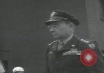 Image of General Brereton meets paratroopers England United Kingdom, 1944, second 50 stock footage video 65675080748