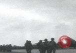 Image of paratroopers before D-Day England United Kingdom, 1944, second 4 stock footage video 65675080751