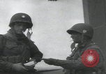 Image of paratroopers before D-Day England United Kingdom, 1944, second 44 stock footage video 65675080751