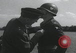Image of General Maxwell Taylor awards troops Europe, 1944, second 10 stock footage video 65675080753