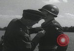 Image of General Maxwell Taylor awards troops Europe, 1944, second 11 stock footage video 65675080753