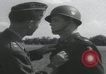 Image of General Maxwell Taylor awards troops Europe, 1944, second 19 stock footage video 65675080753