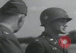 Image of General Maxwell Taylor awards troops Europe, 1944, second 31 stock footage video 65675080753