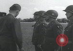 Image of General Maxwell Taylor awards troops Europe, 1944, second 39 stock footage video 65675080753