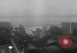Image of troops landing craft invasion Normandy France, 1944, second 18 stock footage video 65675080764