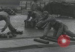 Image of US troops pack mortar shells England United Kingdom, 1944, second 21 stock footage video 65675080773
