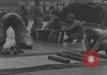 Image of US troops pack mortar shells England United Kingdom, 1944, second 25 stock footage video 65675080773