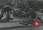 Image of US troops pack mortar shells England United Kingdom, 1944, second 26 stock footage video 65675080773